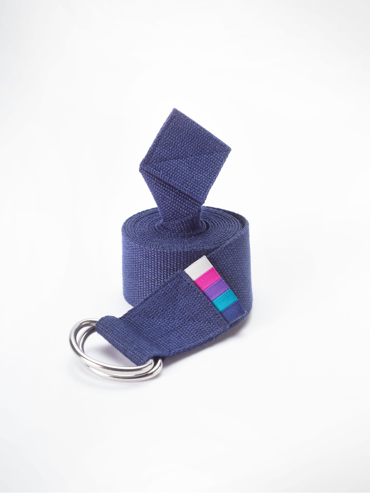Yogamatters Organic Cotton D-Ring Yoga Belt - Box of 20 for Yoga, Pilates, Stretching & Fitness Training
