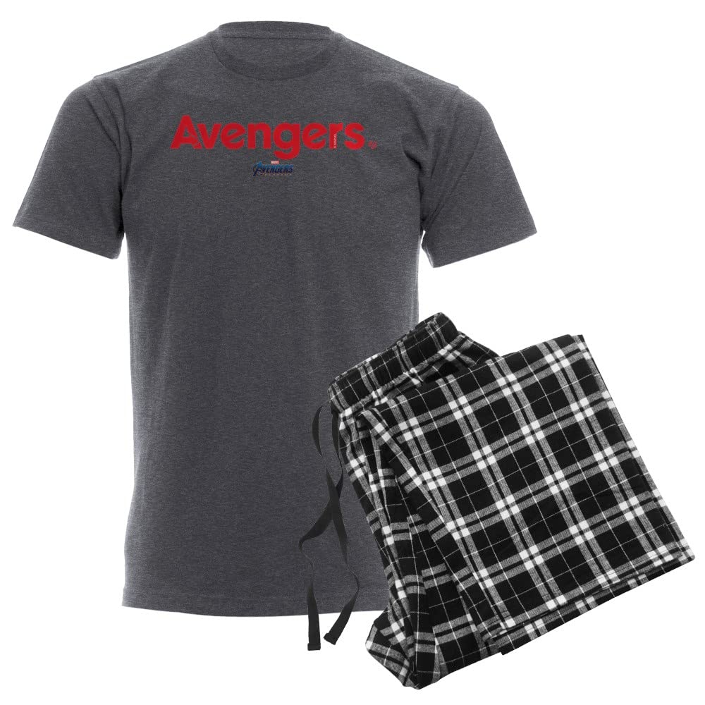 Marvel Avengers in Red Men's Pajama Set - Soft Charcoal Lounge Pants for Superhero Fans | Perfect for Sleepwear, Movie Nights & Comic-Con Cosplay