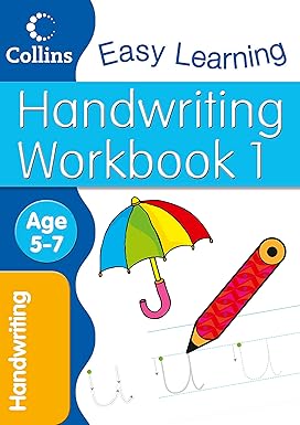 Collins Easy Learning Handwriting Workbook 1 for Kids Ages 5-7 | Preschool to 1st Grade Writing Practice | Alphabet Tracing & Letter Formation Exercises | Perfect for Homeschool & Classroom Learning