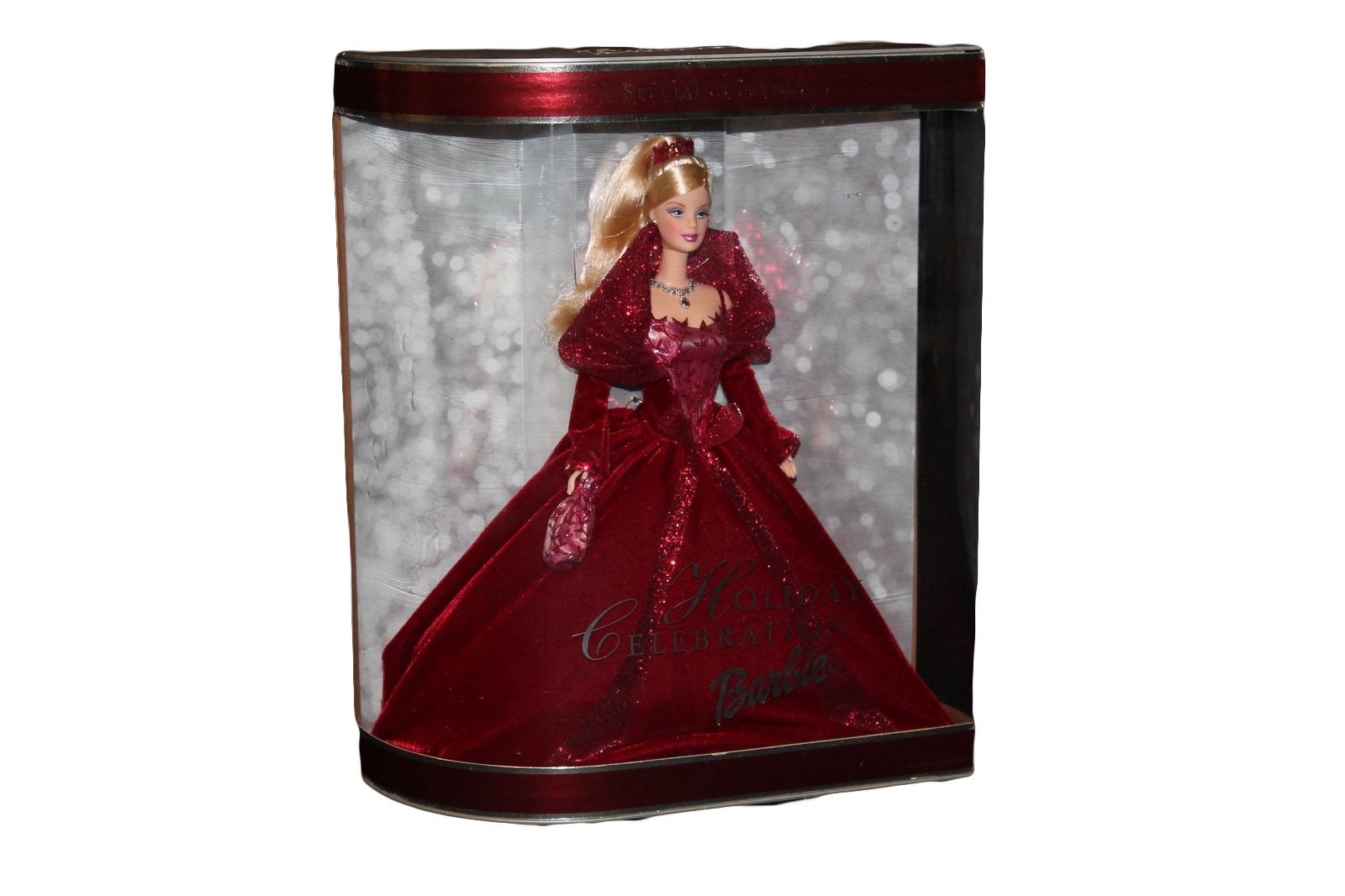Mattel 2002 Holiday Celebration Barbie Doll - Limited Edition Christmas Collectible for Display & Gifting