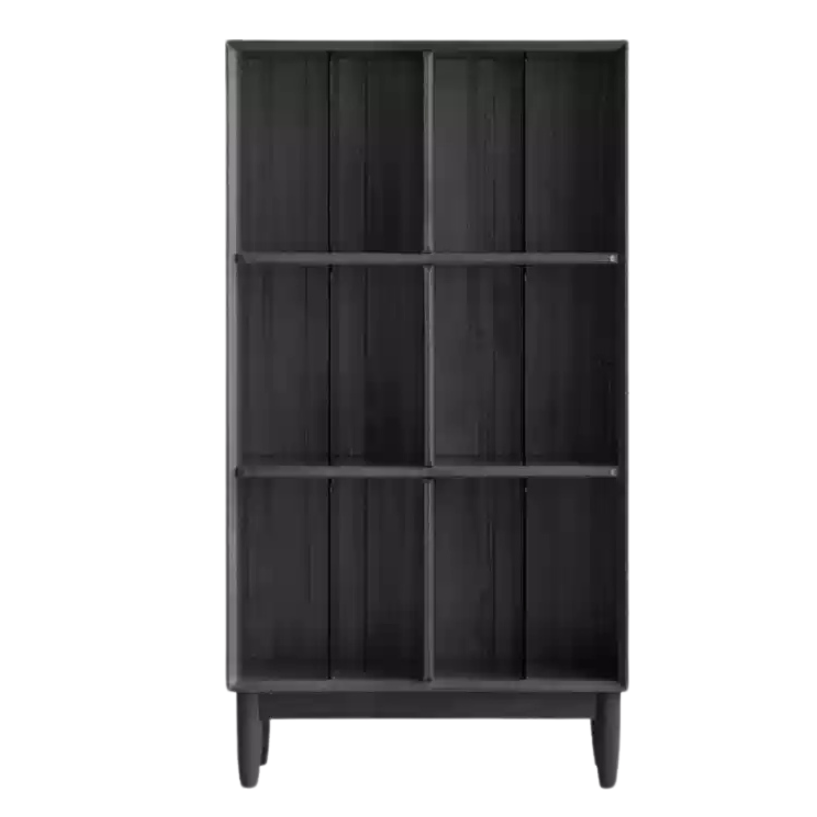 27.5x11.8x51.1 inch / 70x30x130cm / smoked color / narrow bookcase