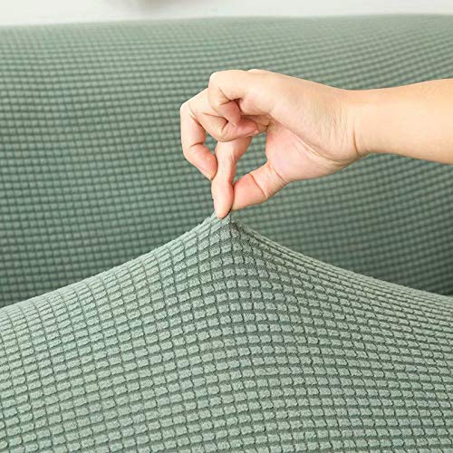 Stretch Sofa Cover 1-4 Pieces - Polar Fleece Couch Slipcover for Living Room, Lycra Jacquard Stretchable Sofa Protector - Perfect for Pets, Kids & Home Decor