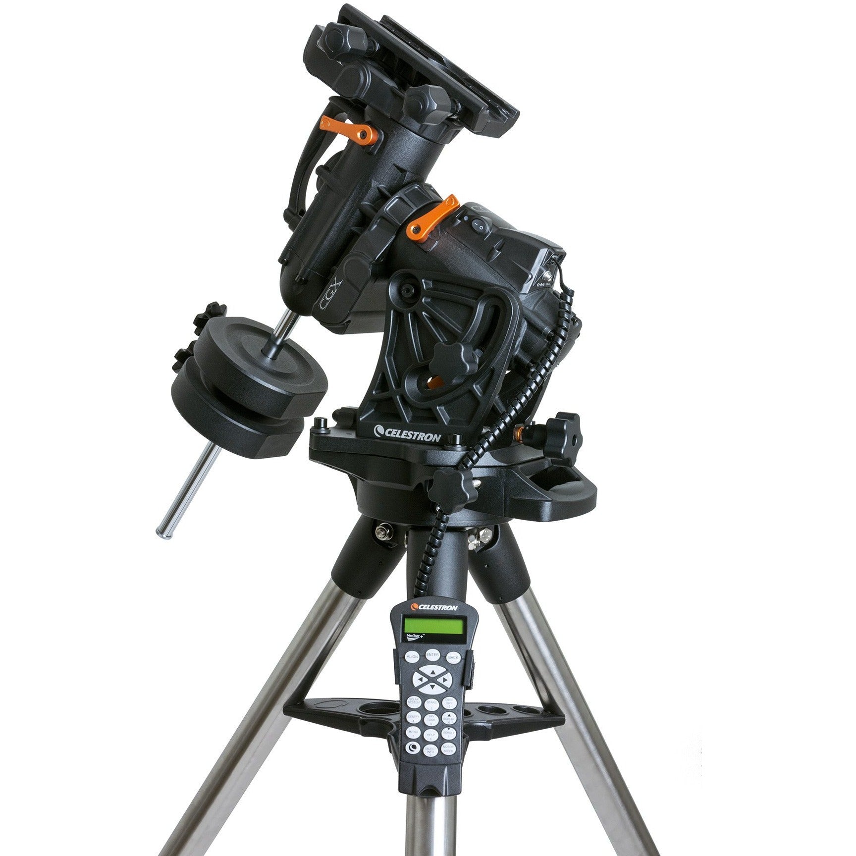 CGX Equatorial Mount and Tripod for Astronomy - High Precision Telescope Mount with Sturdy Tripod for Stargazing, Astrophotography, and Celestial Observation