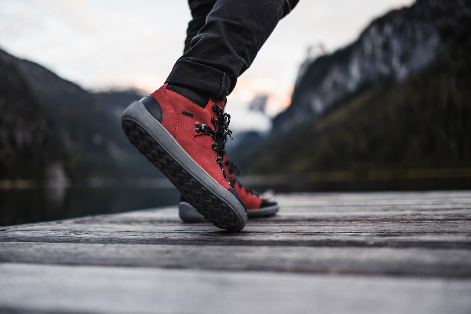 Barefoot Shoes for Men & Women - Be Lenka Ranger 2.0 Minimalist Trail Running Shoes | Lightweight & Flexible | Red | Perfect for Hiking, Trail Running & Everyday Wear