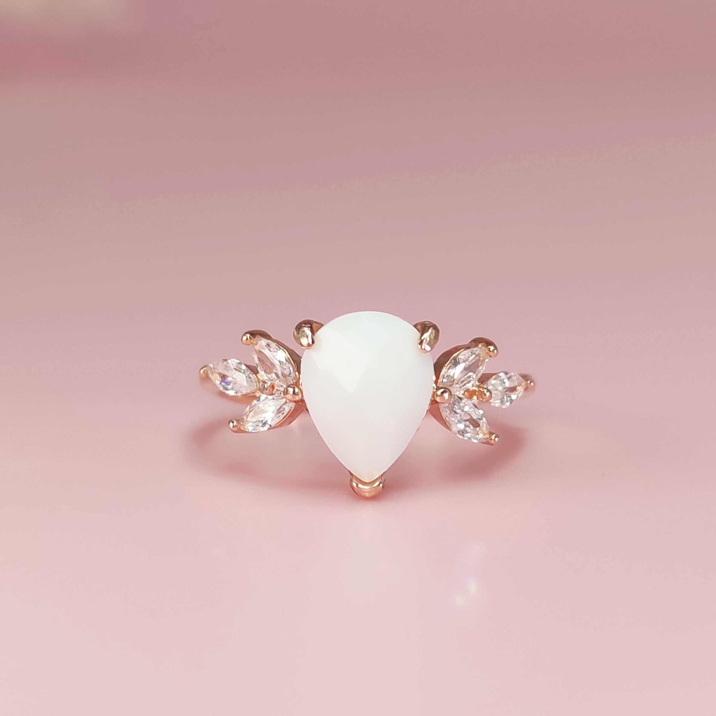 Sterling Silver Teardrop Breastmilk Keepsake Ring DIY Kit - Handmade Memorial Jewelry for Moms, Perfect for Baby Shower Gifts & Cherishing Precious Memories