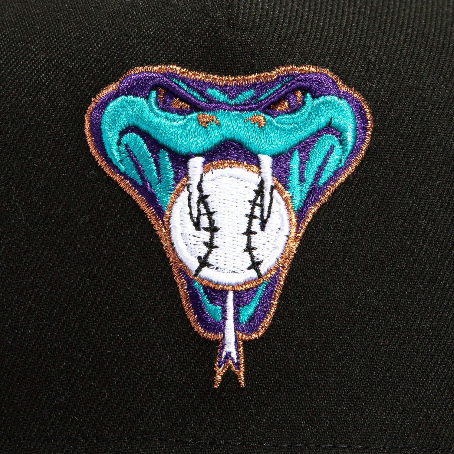 New Era 9Forty A-Frame Arizona Diamondbacks Snakehead Adjustable Baseball Cap - Black | Official MLB Licensed Hat for Baseball Fans & Sports Enthusiasts | Perfect for Games, Tailgating & Casual Wear