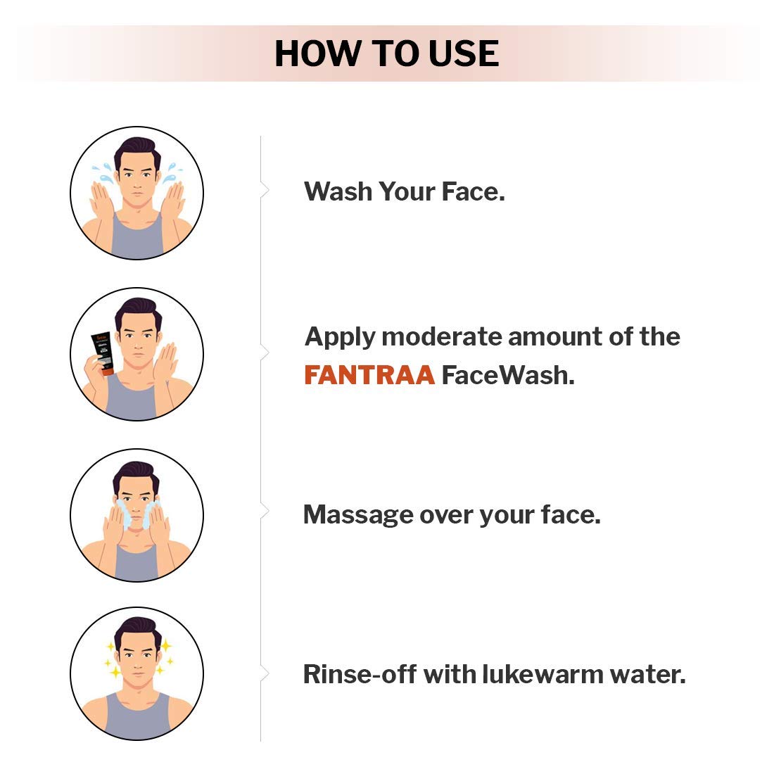 Fantraa Activated Charcoal Face Wash for Acne & Oil Control - 100ml | Anti-Pollution, Skin Brightening & Whitening | All Skin Types | Men & Women | Daily Deep Cleansing for Clearer Skin