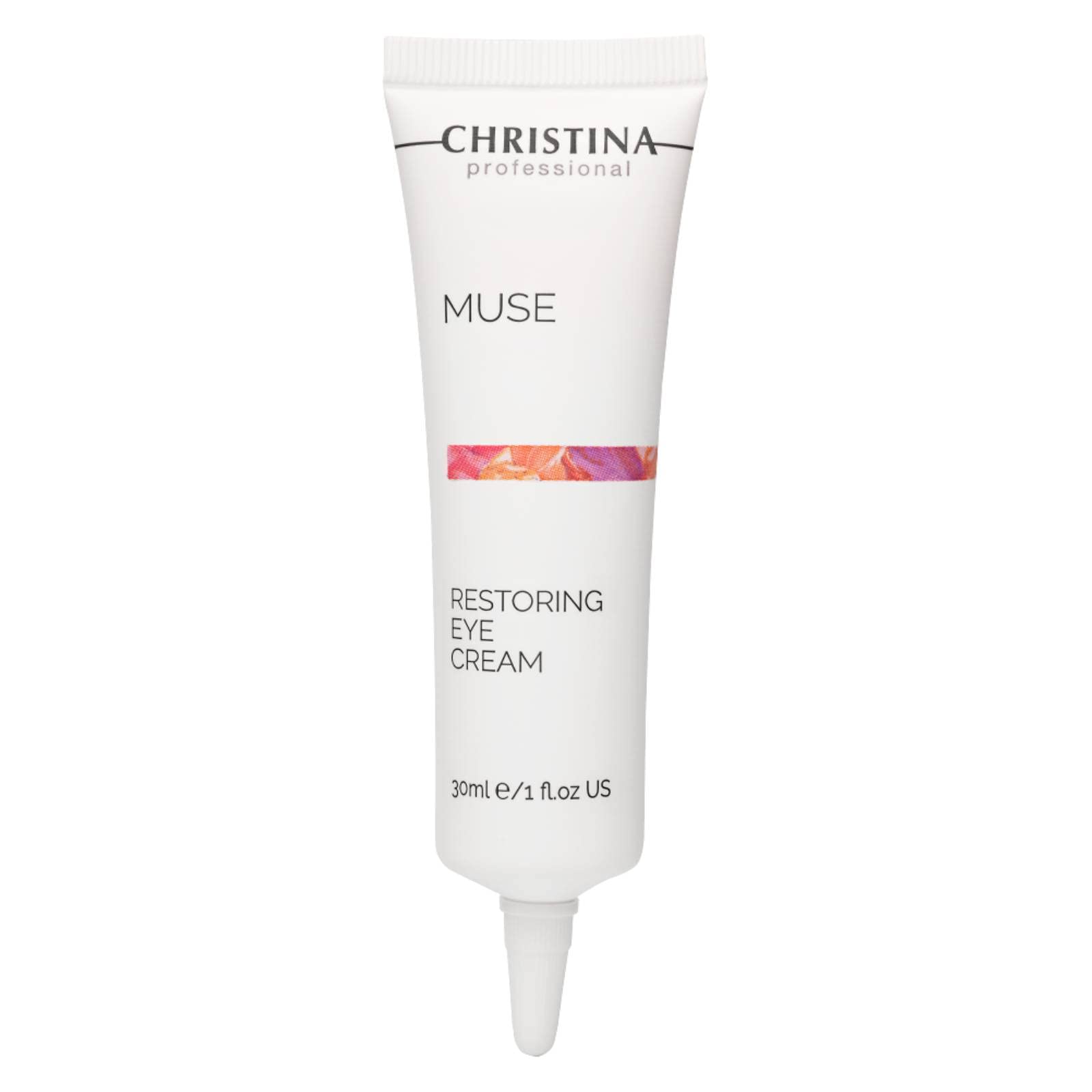 CHRISTINA Muse Restoring Eye Cream - Anti-Aging Eye Treatment with Peptides to Reduce Wrinkles, Dark Circles & Puffiness - Hydrating & Firming Under Eye Cream for Women & Men - Perfect for Night Routine & Travel Skincare (30ml)