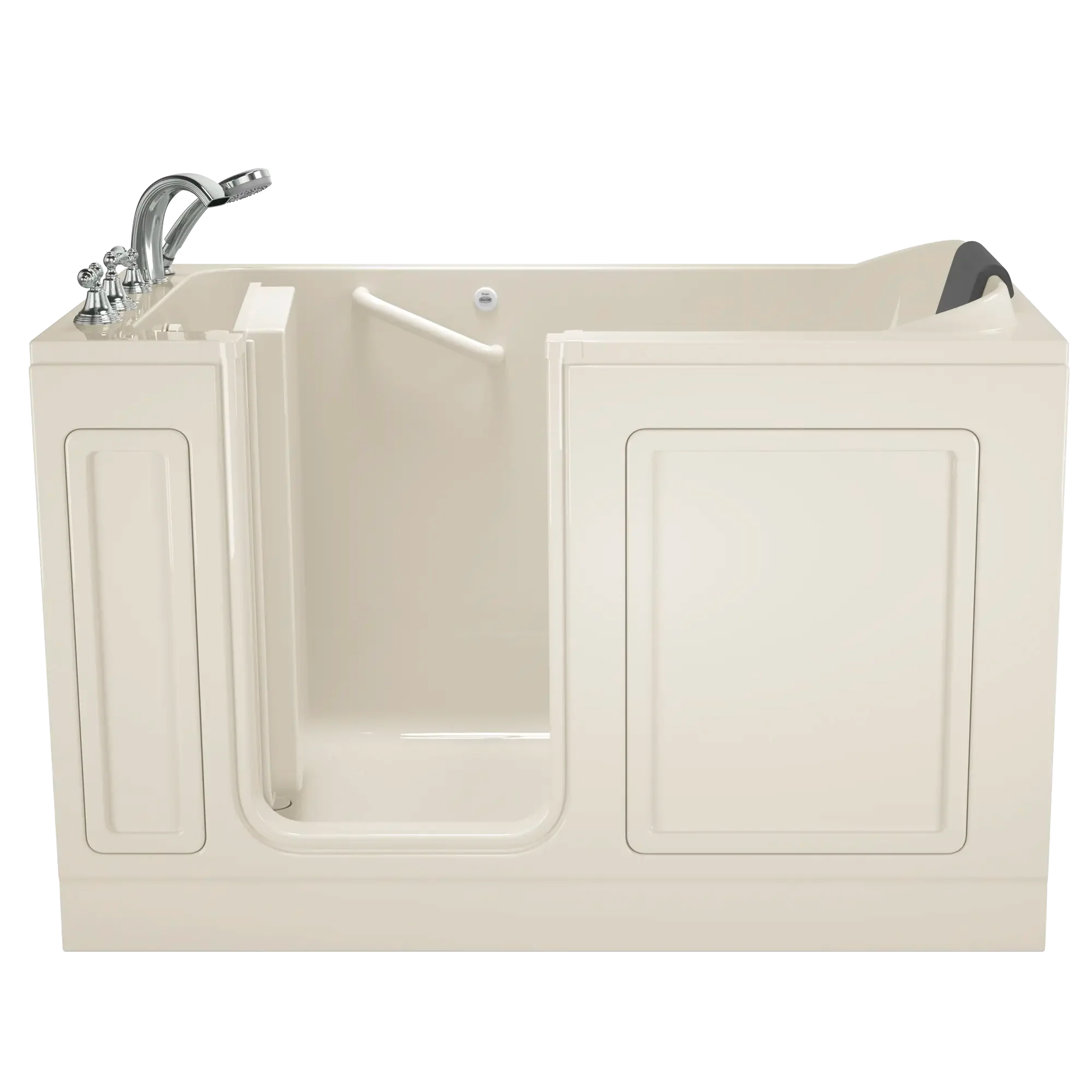 32 x 60 Inch Acrylic Walk-in Bathtub with Soaker System - Left Hand Drain & Faucet - Luxury Accessible Tub for Elderly & Mobility Needs - Perfect for Spa Relaxation & Safe Bathing