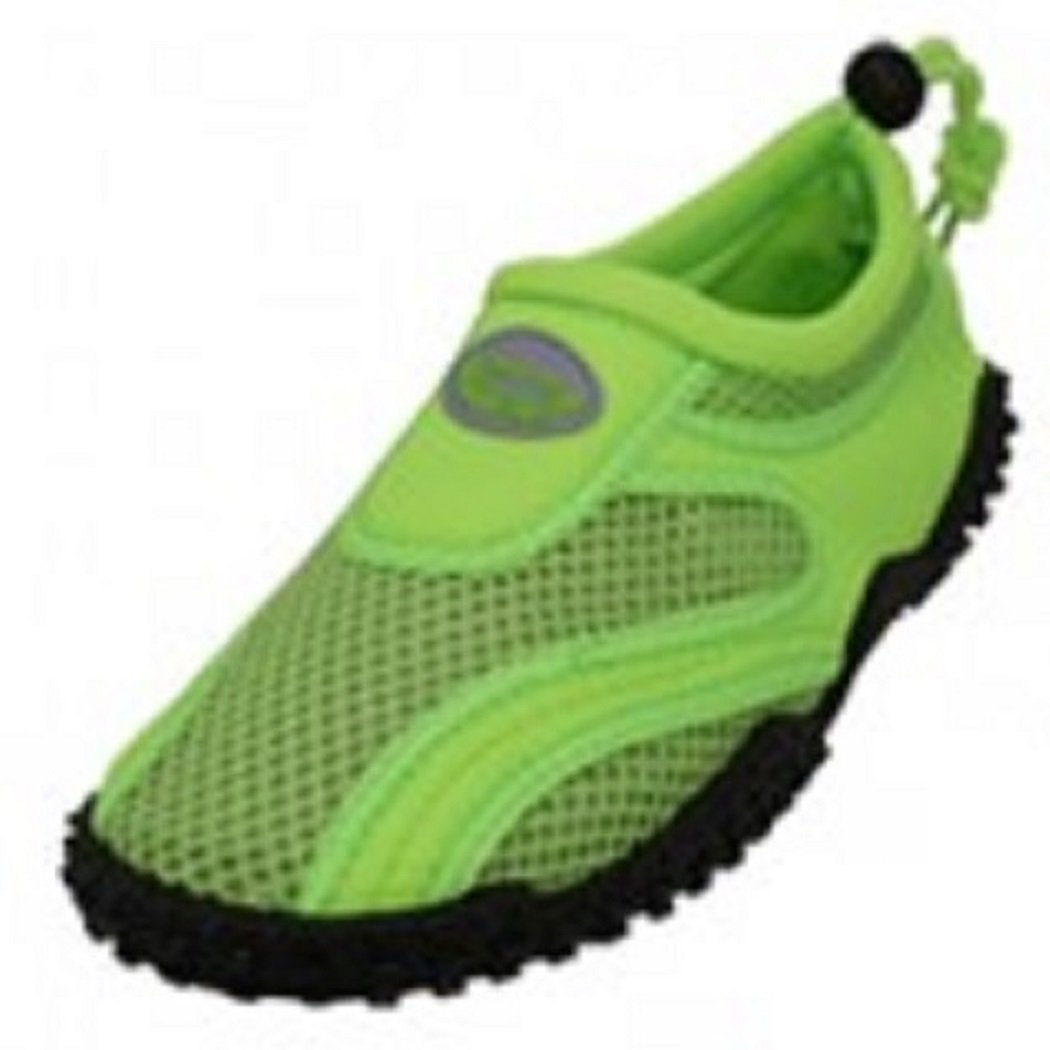Women's Water Shoes for Beach, Pool, Yoga & Exercise - Lightweight Aqua Socks with Arch Support | 5 Color Options (Neon Green) | Perfect for Swimming, Surfing & Water Aerobics