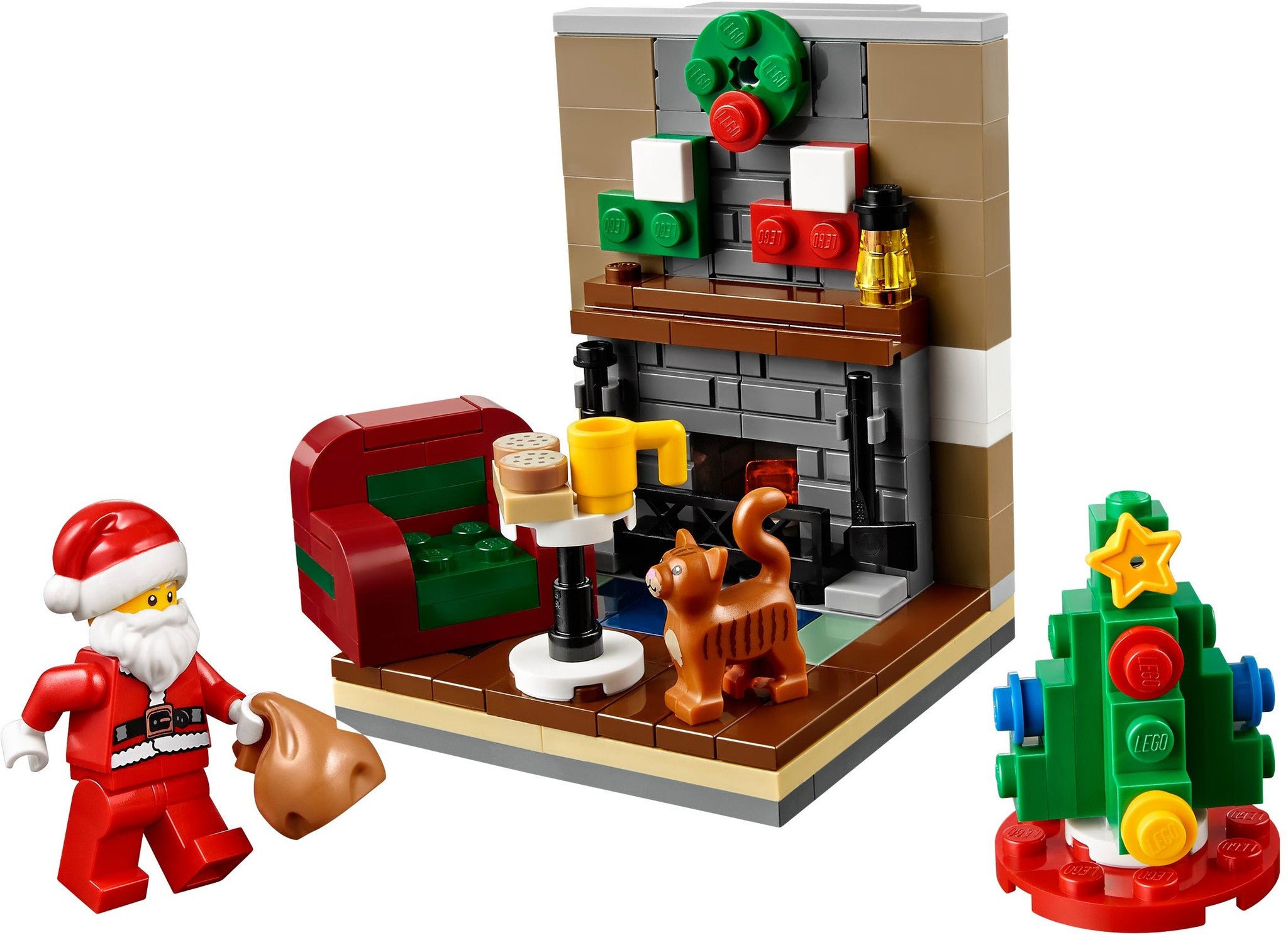 LEGO 40125 Christmas Santa's Visit Building Kit - Holiday Home Decoration & Gift for Kids - Perfect for Christmas Decor, Festive Play & Family Bonding Activities
