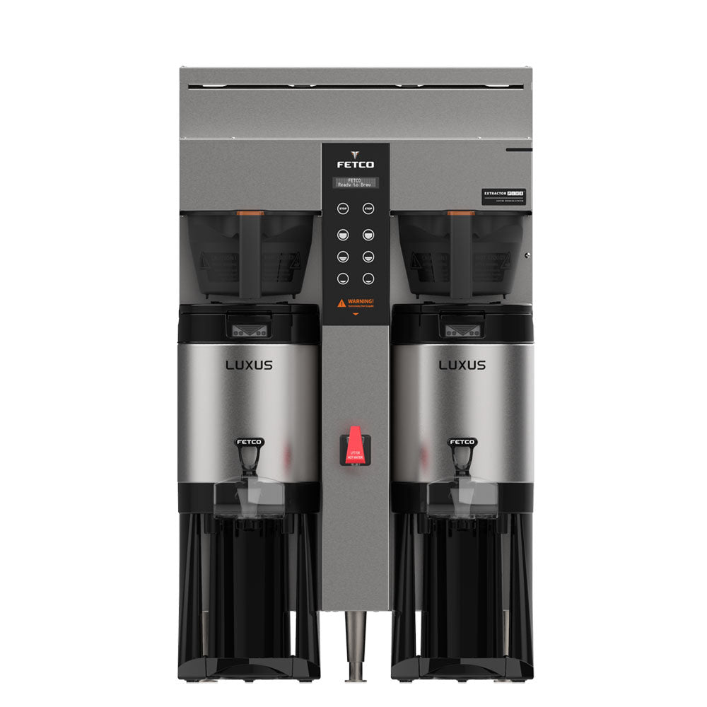 Fetco CBS 1242 Plus Series Twin Station Airpot Coffee Brewer 208-240V - Commercial Coffee Machine for Offices, Cafes & Restaurants