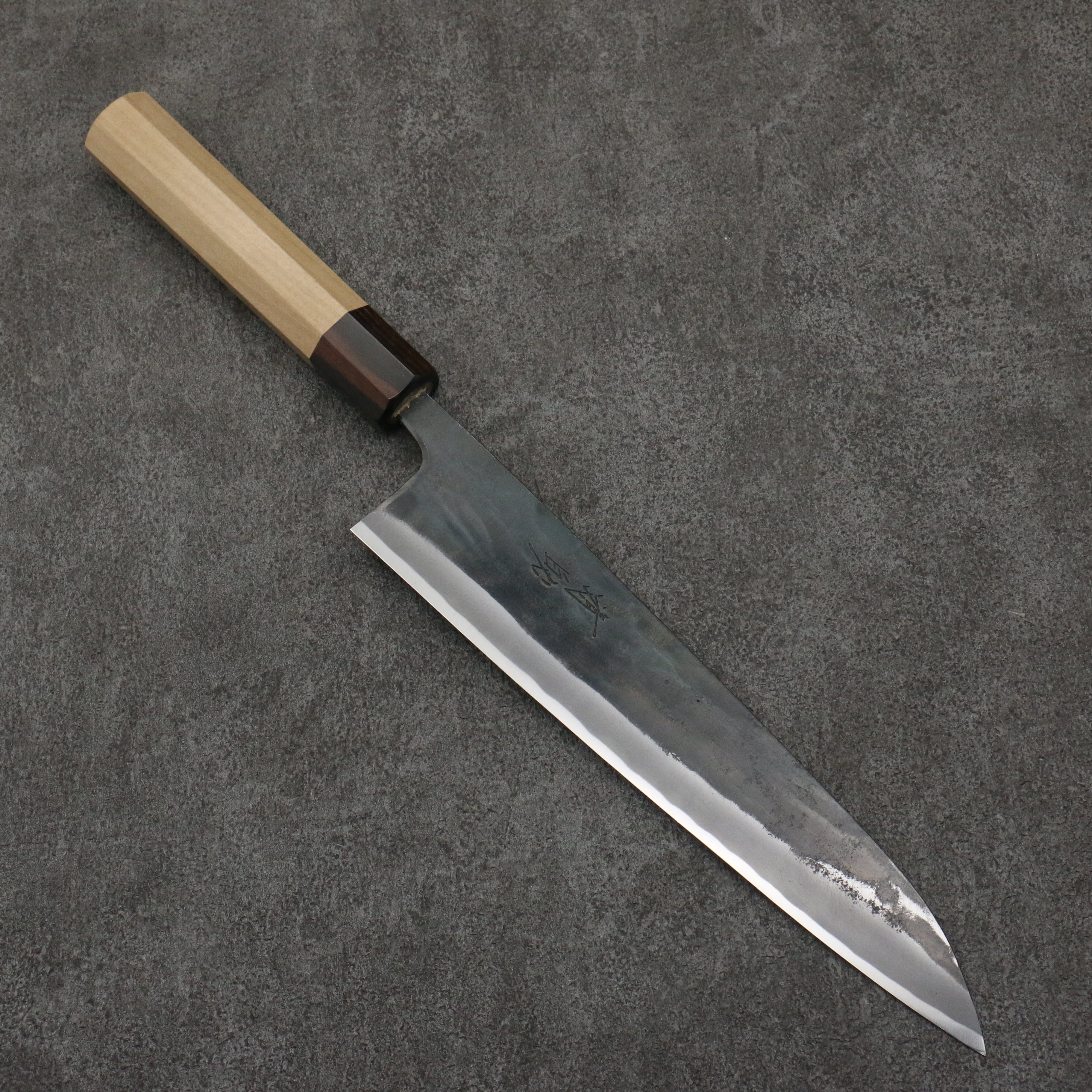 Premium Seisuke Blue Super Black Gyuto Japanese Chef Knife 240mm - High Carbon Steel Blade with Magnolia & Ebony Handle - Perfect for Sushi, Sashimi & Meat Cutting