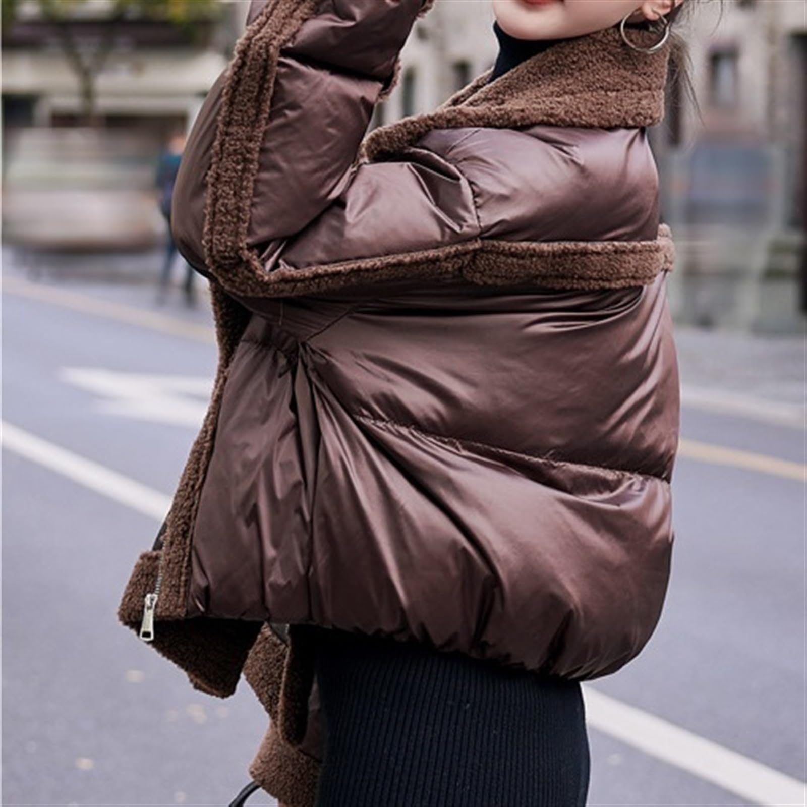 Women's Puffer Coat - Lightweight Down Jacket for Winter Warmth | Short Puffer Jacket for Outdoor Activities & Casual Wear