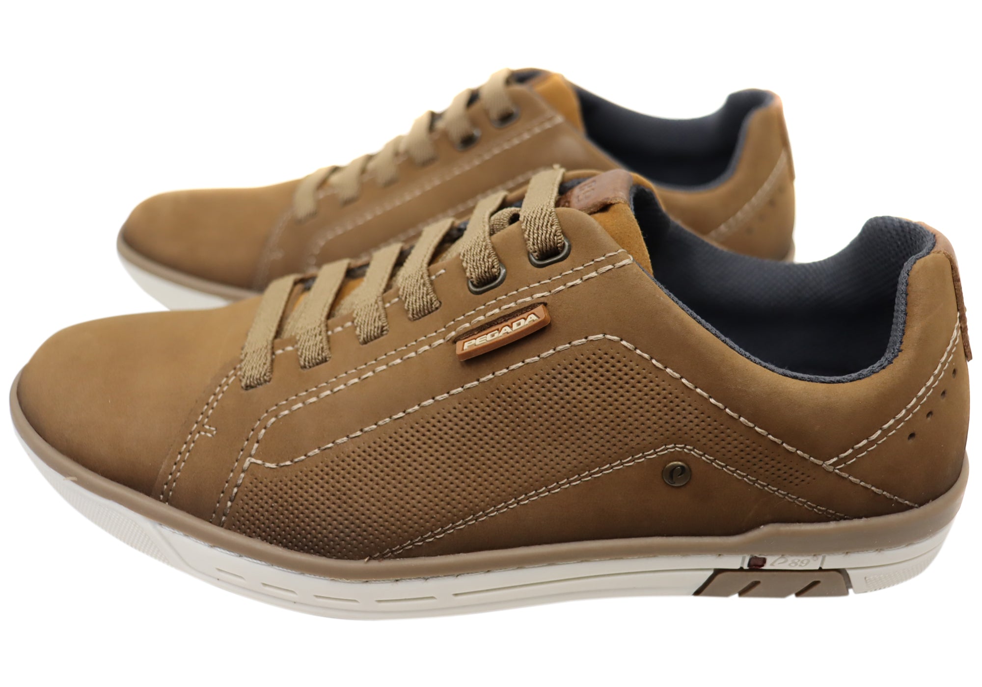 Premium Brown Leather Casual Shoes for Men - Handcrafted in Brazil - Comfortable & Stylish for Everyday Wear, Office, and Travel