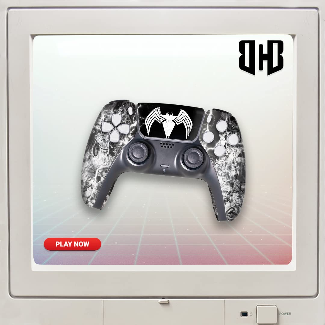 Custom Wireless PS5 Controller for Playstation 5 Console - Hydro-Dip Printed Gamepad with Premium Grip | Officially Licensed, USA Made | Perfect for Gaming, Streaming & eSports Tournaments