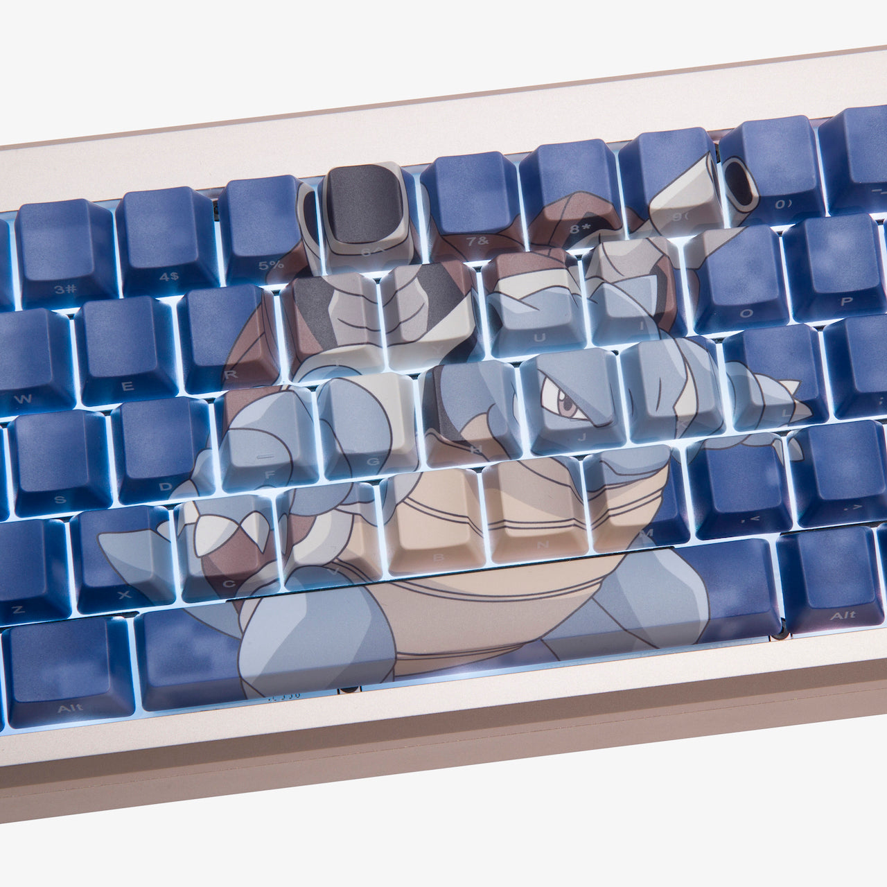 Pokémon + HG Summit 65 Keyboard 2.0 - Blastoise Themed Mechanical Gaming Keyboard for PC & Mac | Perfect for Gaming, Typing & Streaming