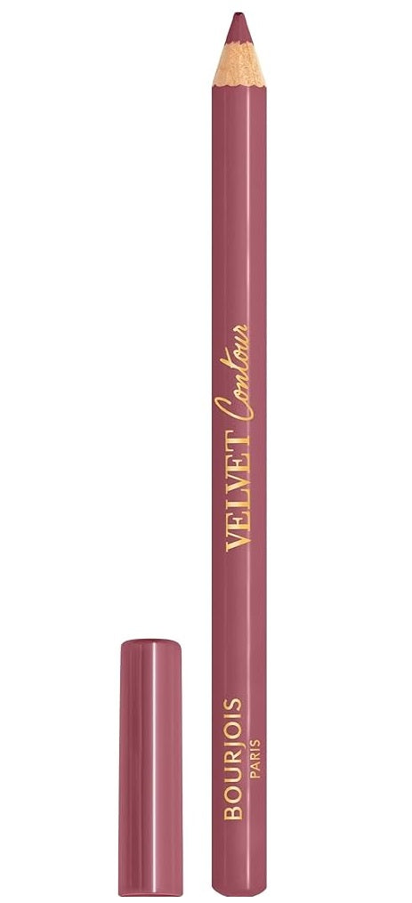 Bourjois Velvet Contour Lip Liner - Long Lasting Matte Lip Pencil for Precise Definition | Perfect for Everyday Wear, Night Out & Special Occasions