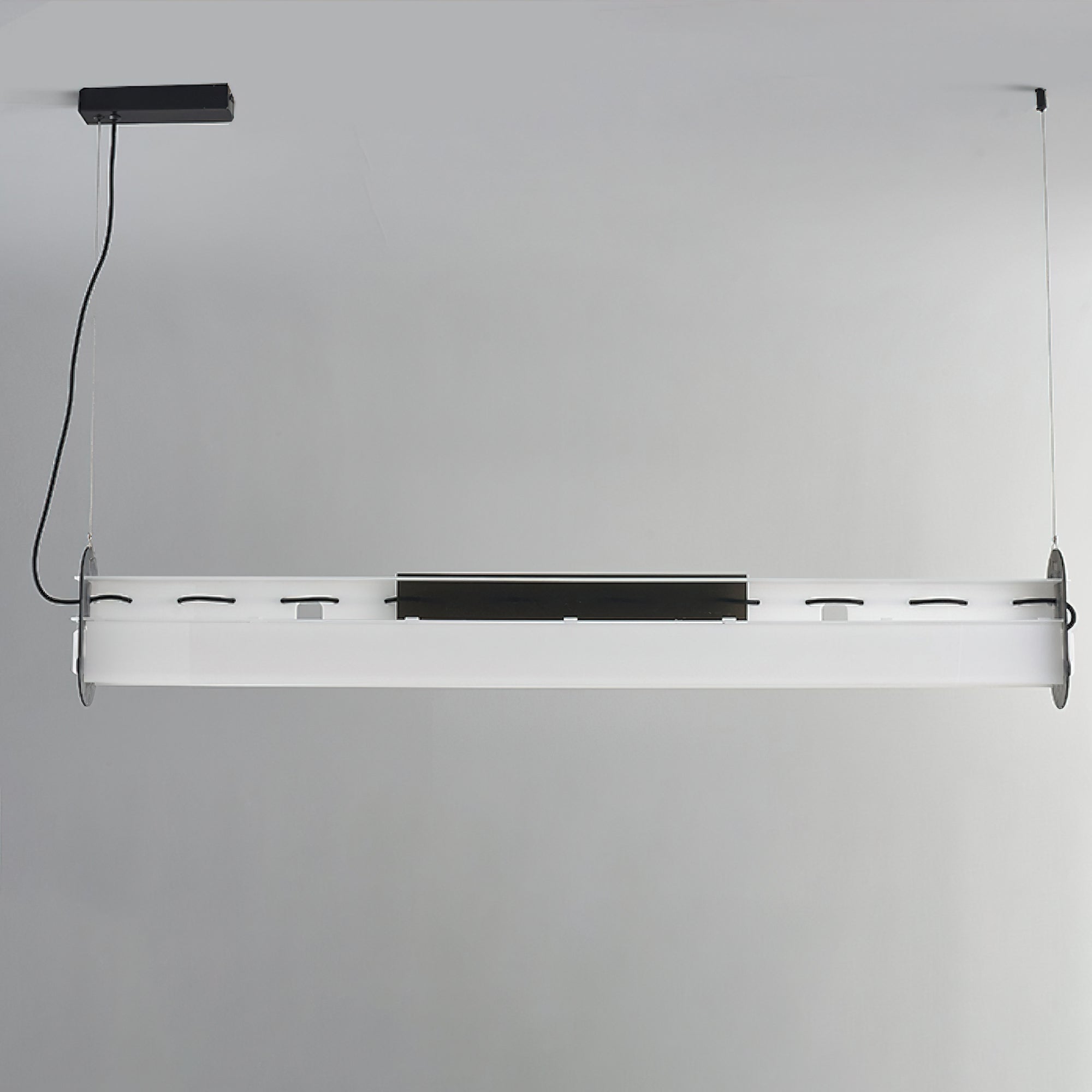 Modern Minimalist Pendant Light Fixture - Sleek Hanging Lamp for Kitchen Island, Dining Room, or Bedroom - Energy Efficient LED Bulb Compatible