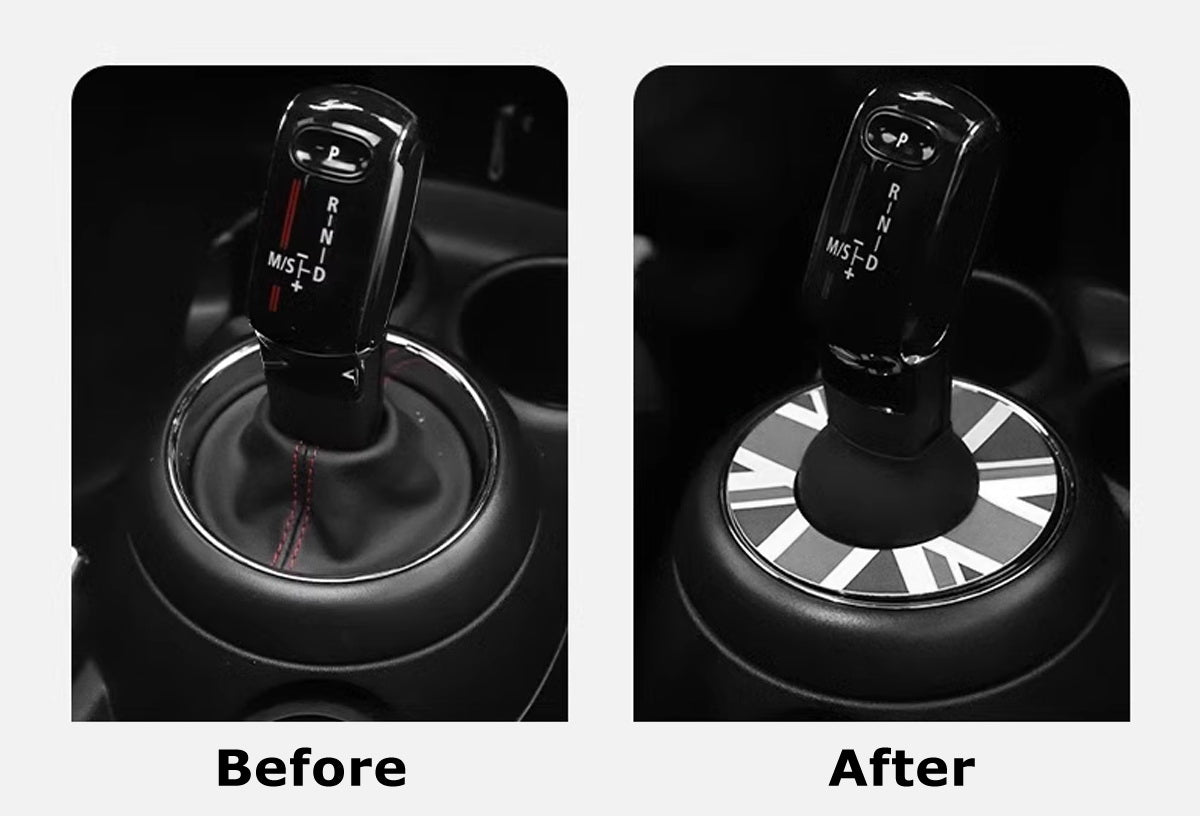 Black Union Jack Design Shift Well Boot Cover for MINI Cooper 14-18 F54 F55 F56 F57 F60 - Waterproof Car Trunk Protector for Travel & Outdoor Adventures