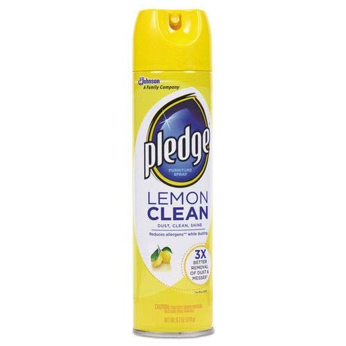 Pledge Lemon Scented Furniture Polish Spray - 24 Pack for Wood Cleaning & Protection - Perfect for Home, Office & Antique Furniture Care