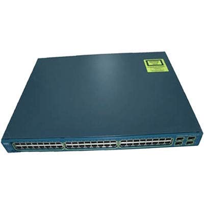 Cisco Catalyst WS-C3560G-48PS-S 48-Port Gigabit Layer 3 Managed Switch with PoE | 48 x 10/100/1000Base-T PoE Ports + 4 Expansion Slots | Ideal for Enterprise Networks, Data Centers & VoIP Deployments