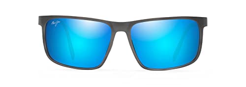 Brushed Dark Gunmetal/Blue Hawaii Polarized