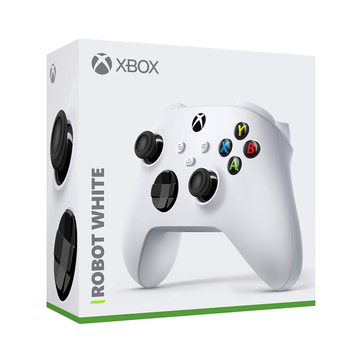 Microsoft Xbox Series S/X Wireless Controller - Robot White | Rechargeable Battery | Compatible with Xbox Series X/S, Xbox One & Windows PC | Premium Esports Gaming Controller for Online Multiplayer, Family Game Nights & Competitive Gaming | Best for Home Entertainment, Streaming & Casual Play | Perfect Gift for Gamers & Tech Enthusiasts | Use for Console Gaming, PC Gaming & Cloud Streaming Sessions