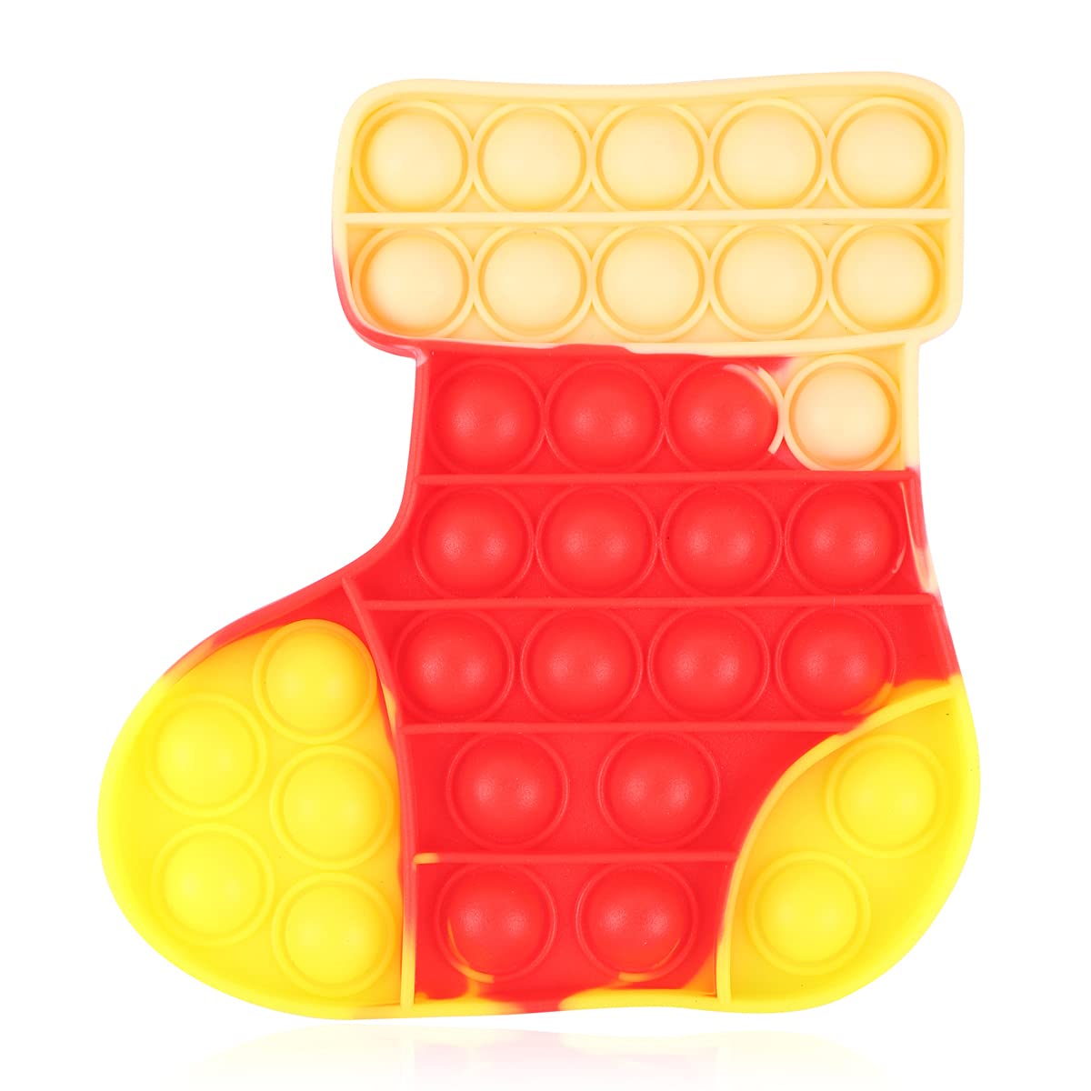 RIAH FASHION Pop Bubble Fidget Sensory Toy - Silicone Anti-Stress Anxiety Relief Push Popper for Kids & Adults - Perfect for Office, School, Travel and Stress Management