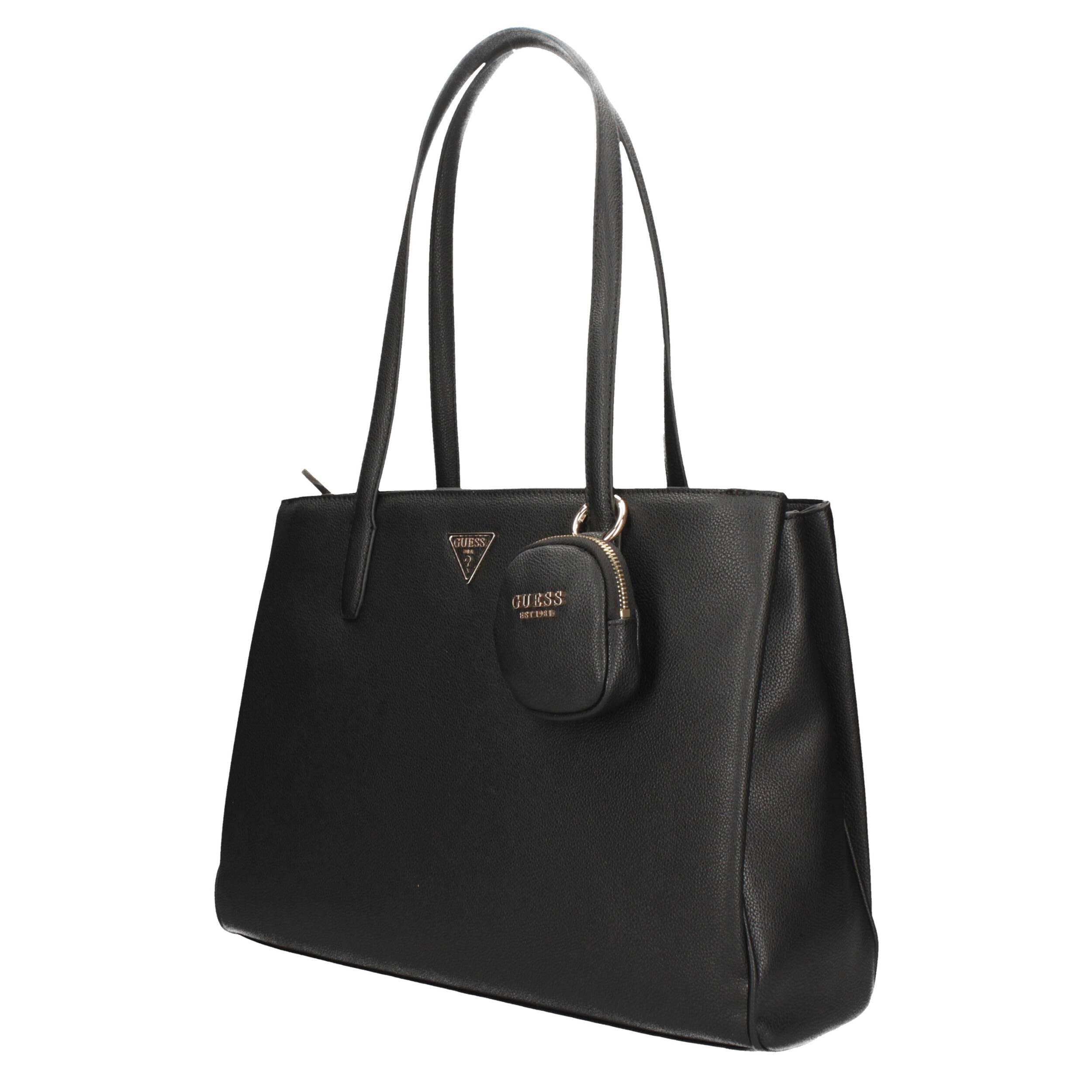 GUESS Power Play Tech Tote Bag for Women - Stylish Laptop Tote with Multiple Pockets - Perfect for Work, Travel & Everyday Use