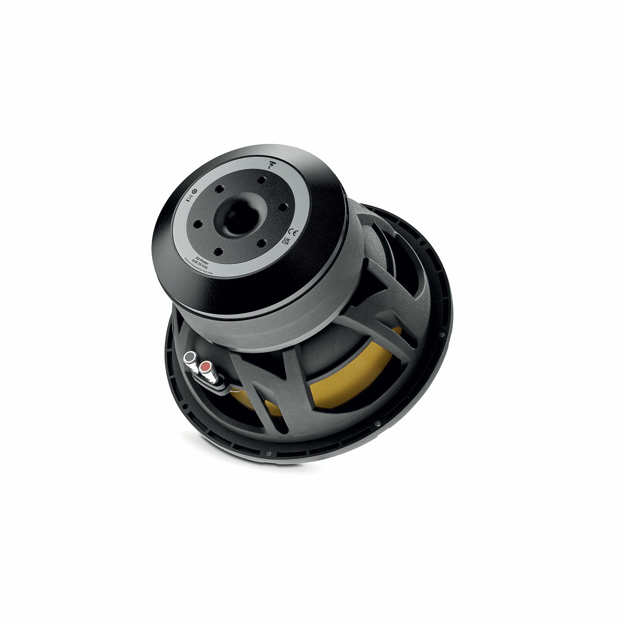 Focal SUB 25KXE 10-Inch Kevlar Subwoofer - High Performance Car Audio Bass Speaker for Enhanced Music & Movie Experience