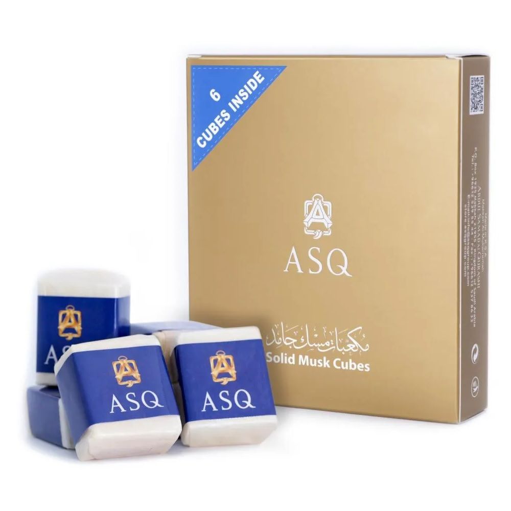 Premium Solid Musk Scent Cubes - 6 Pack (30g) for Home Fragrance, Closet Freshener & Car Air Freshener | Long-Lasting Aromatherapy for Relaxation