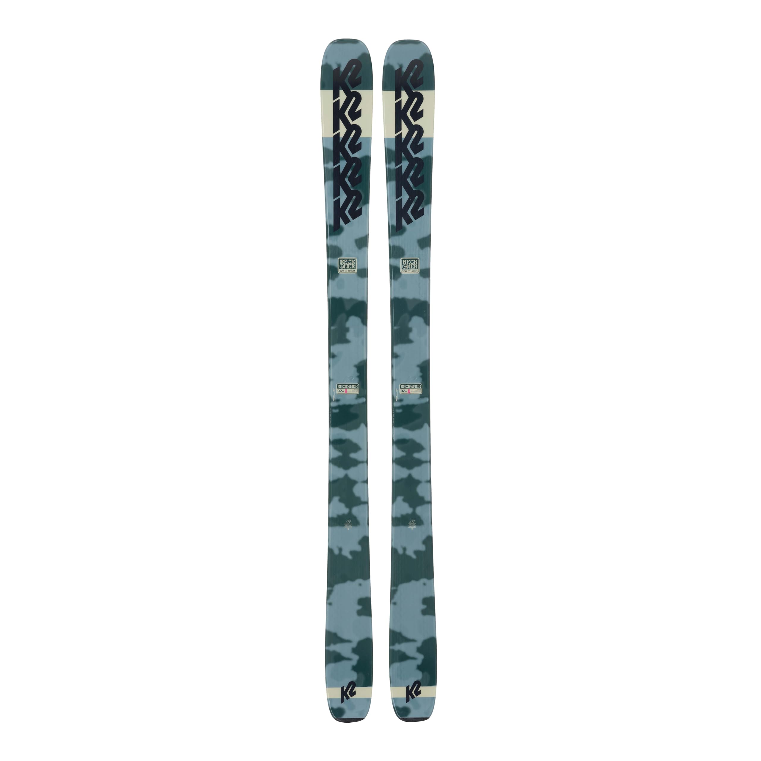 K2 Reckoner 92 Women's Skis - All-Mountain Powder & Freestyle Skiing for Women | Perfect for Backcountry, Park & Resort Riding