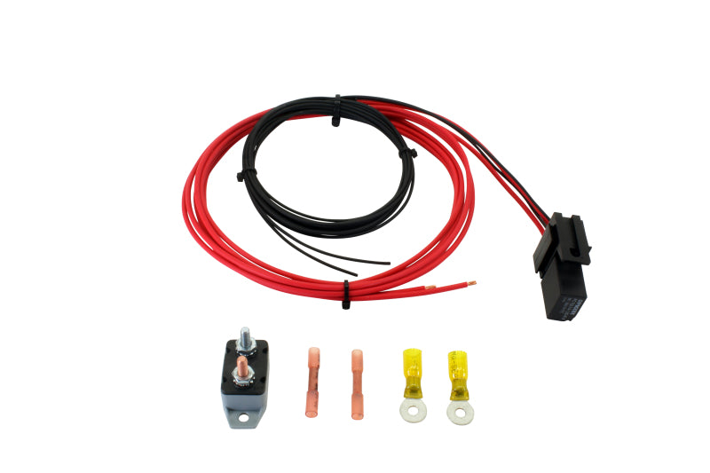 AEM 20 Amp Relay Wiring Kit - High Performance Automotive Electrical Relay Kit for Car, Truck, and Motorcycle - Perfect for Headlights, Fog Lights, and Audio System Upgrades
