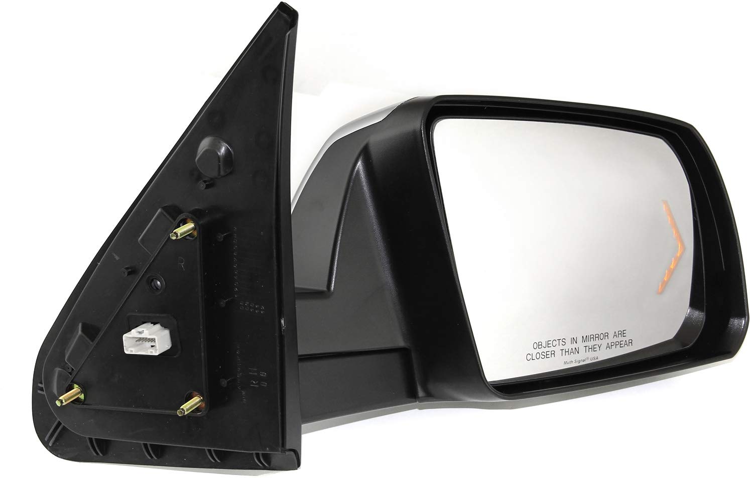 Garage-Pro Heated Power Glass Side Mirror with In-Glass Signal Light Compatible with 2007-2013 Toyota Tundra & 2008-2013 Sequoia (Passenger Side) - Perfect for Winter Driving and Enhanced Safety