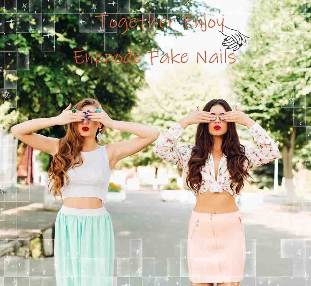 French Tip Press on Nails - Medium Fake Nails with Swirl Design, Blue Stick on Nails, Almond Shaped Artificial Nails for Women | Perfect for Parties, Weddings, and Daily Wear