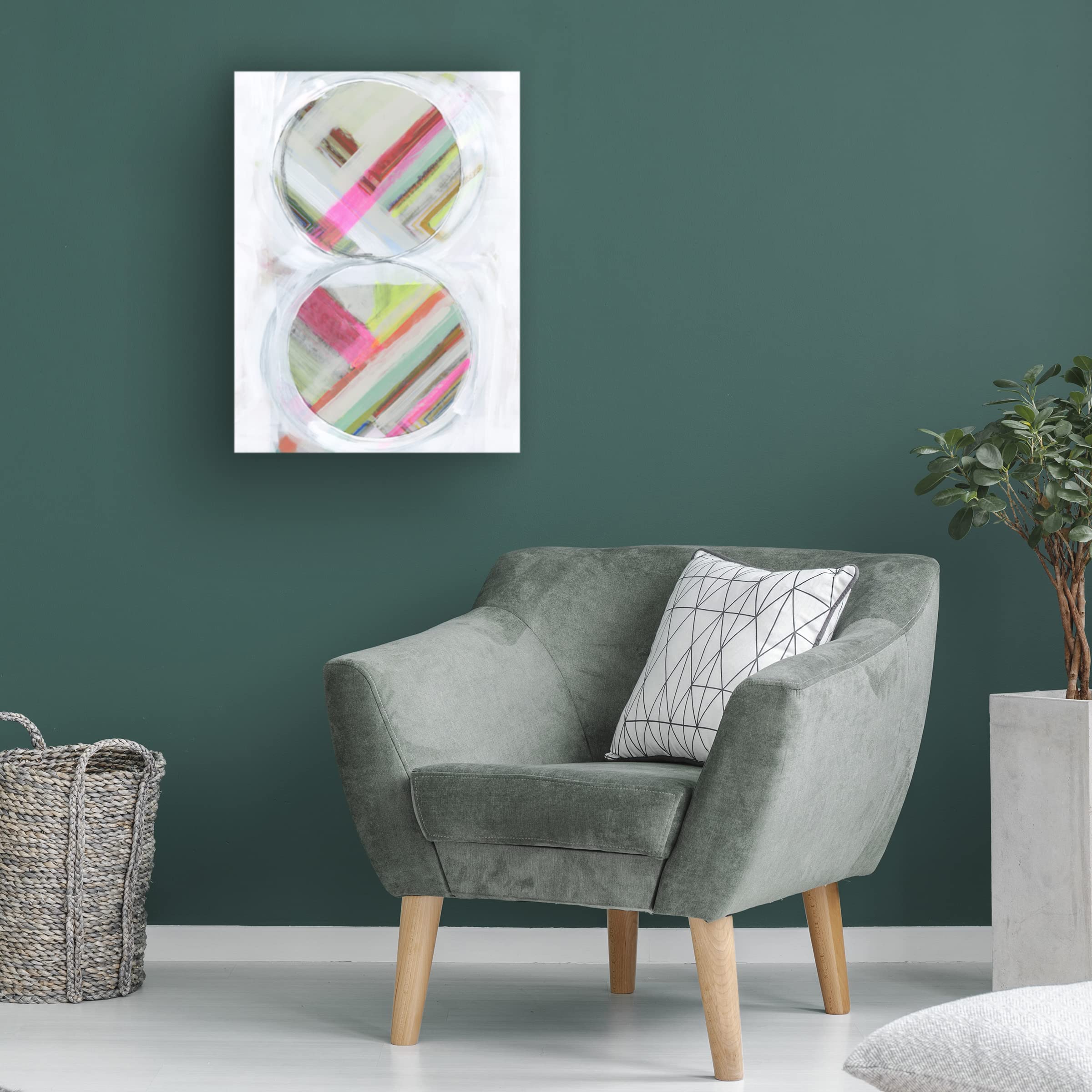 Bellissimo Art 'Art in Whites I' Premium Canvas Wall Art - 14x19 Inches - Modern Home Decor for Living Room, Bedroom & Office