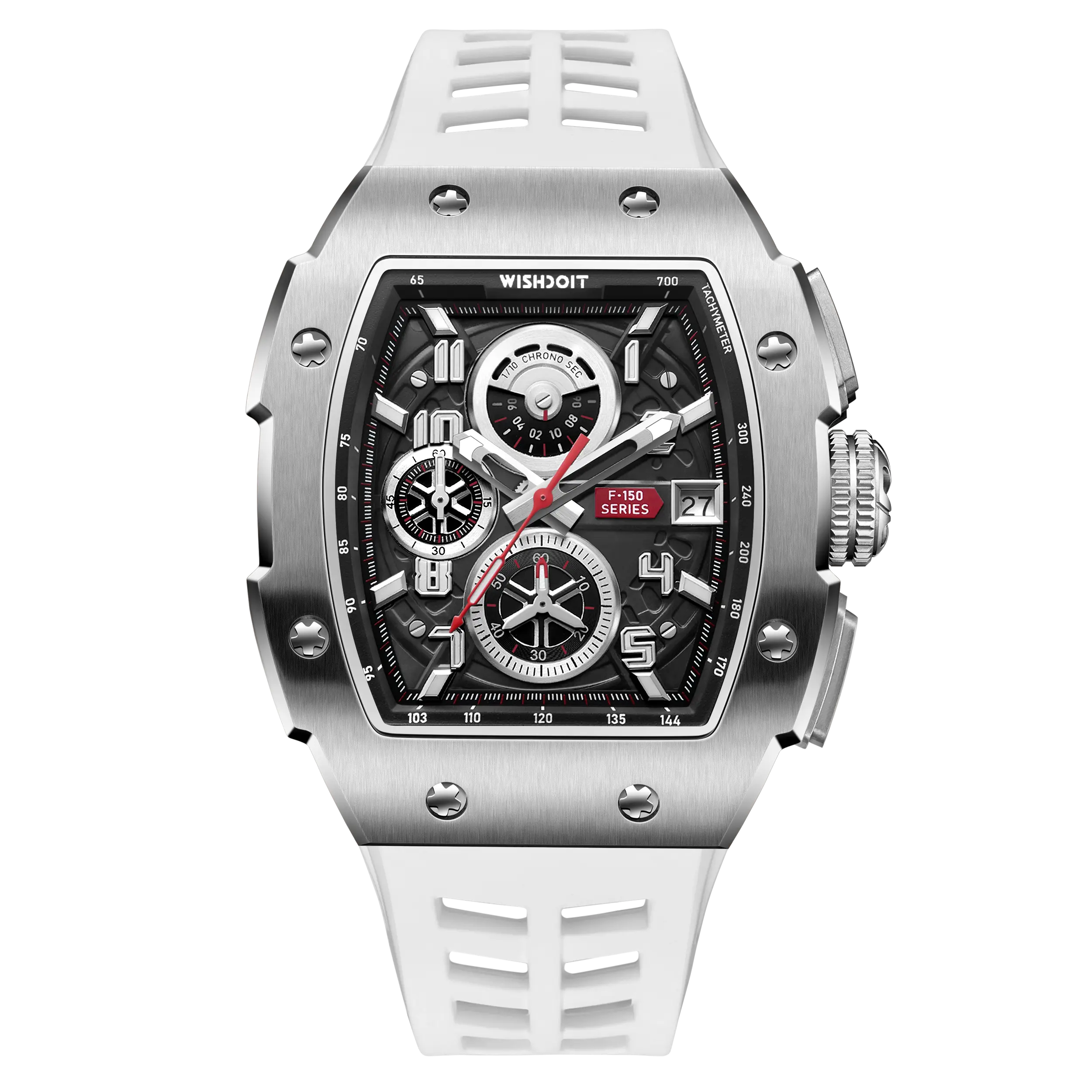 RACING F-150 Chronograph Watch for Men - 1/10 Second Precision Stopwatch, Waterproof Sports Watch - Perfect for Racing, Outdoor Adventures & Daily Wear