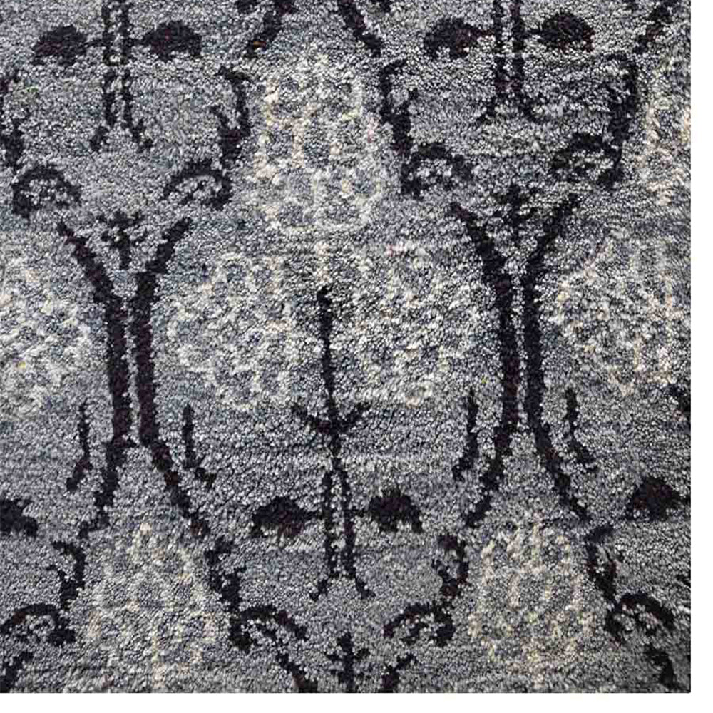Hand Knotted Gladiolus Floral Area Rug - Soft & Durable for Living Room, Bedroom, or Nursery Decor
