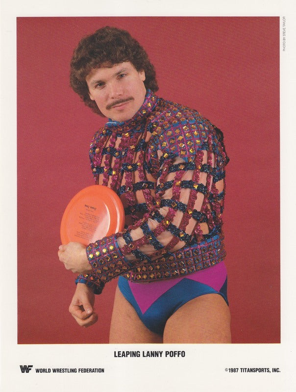 1987 Leaping Lanny Poffo Wrestling Action Figure - Vintage Collectible Toy for Wrestling Fans & Memorabilia Collectors - Perfect for Display, Gifts, and Nostalgic Wrestling Collections