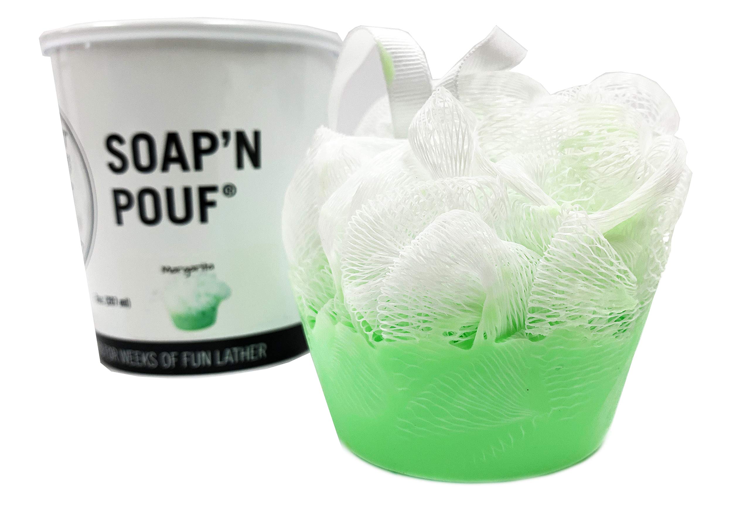 Margarita Scented Milk Bath & Soap 'N Pouf Set - Luxurious Bath & Shower Gift for Women, Spa Day at Home, Self Care Relaxation