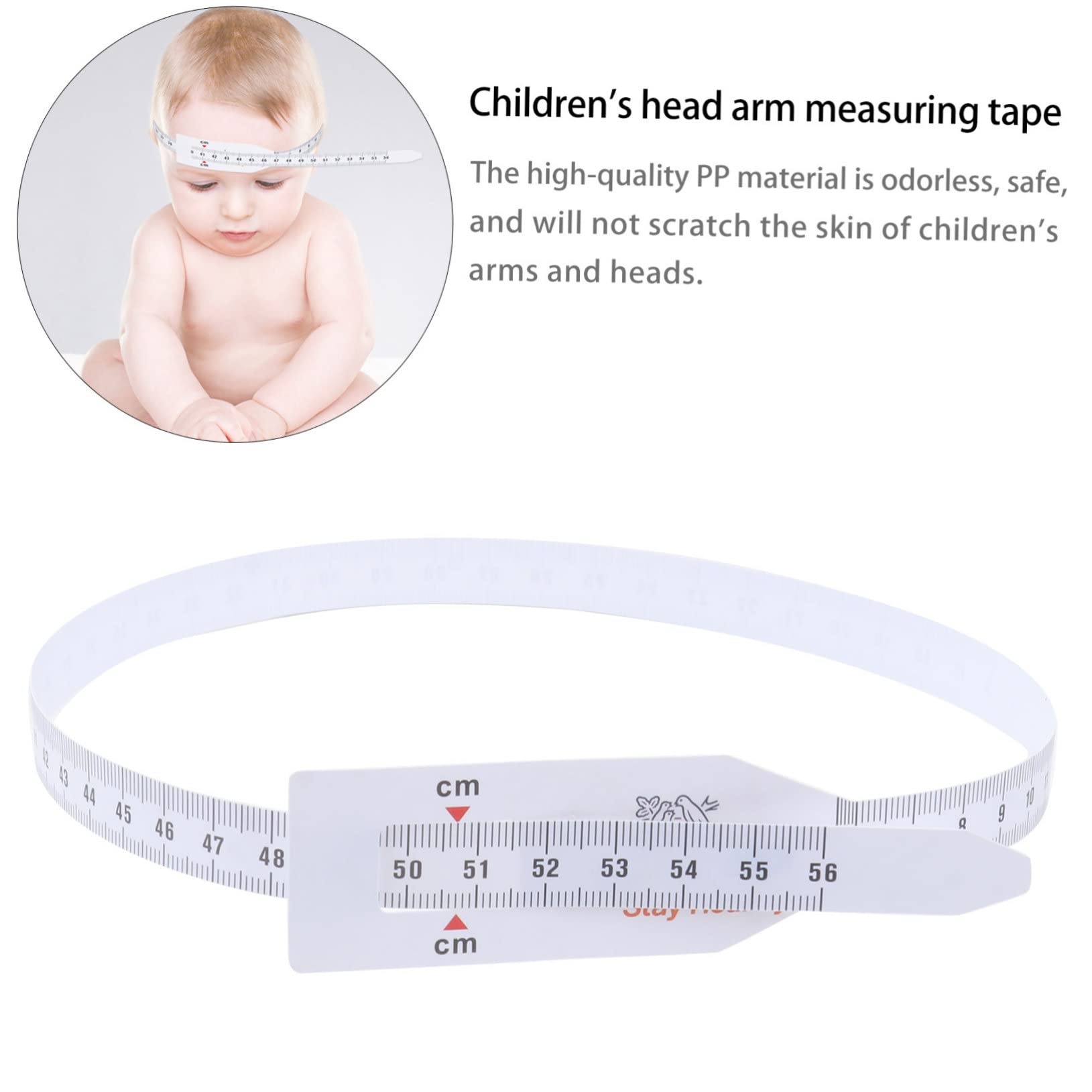 COHEALI 12 Pcs Kids Sticker Set with Headband, Measuring Tape & Waist Ruler - Fun Learning Tools for Toddlers & Infants - Perfect for DIY Crafts, Dress-Up Play & Early Education Activities