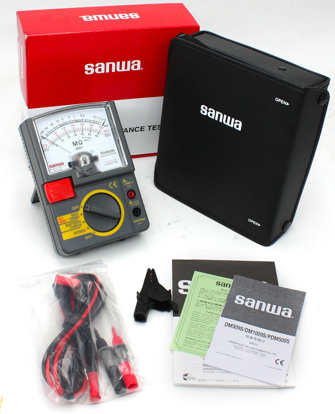 PDM509S Analog Insulation Tester 500V 100MΩ Single Range - Perfect for Electrical Safety Testing in Home, Industrial and HVAC Applications