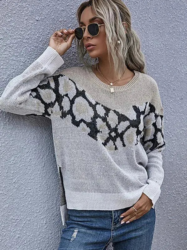 Women's Wild Pattern Pullover Sweatshirt - Trendy Graphic Print Hoodie for Casual Wear, Street Style & Loungewear