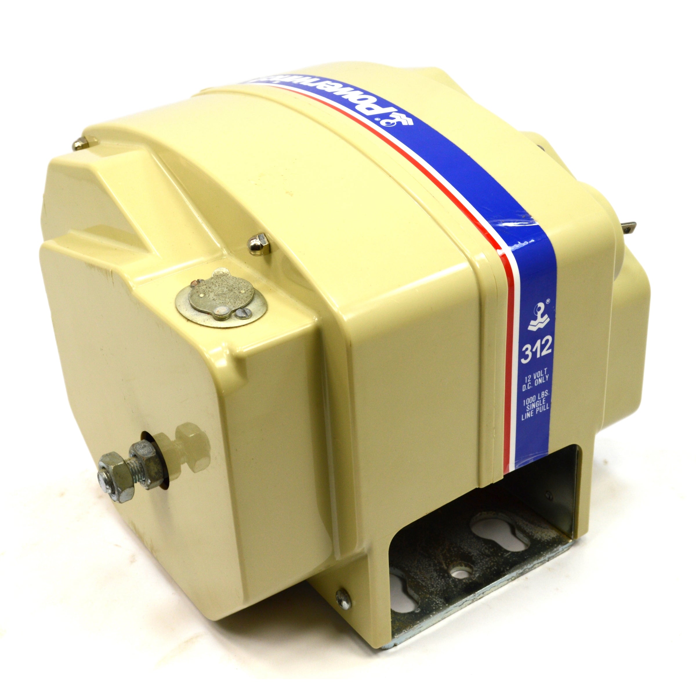 POWERWINCH No. 312 Electric Trailer Winch - 12V Heavy Duty Boat & Utility Winch with Remote Control - Perfect for Boat Trailers, ATV Hauling & Off-Road Recovery