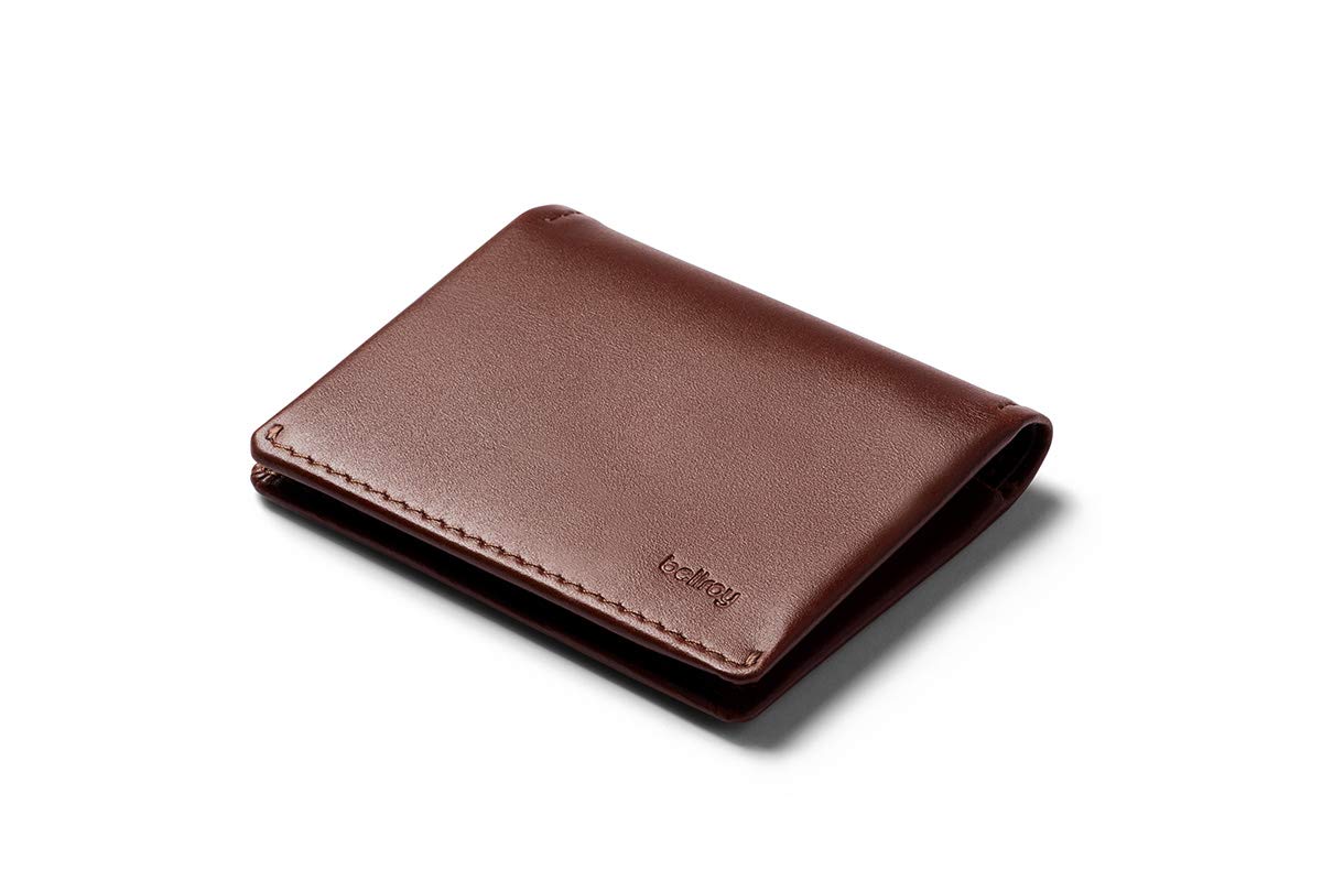 Bellroy Slim Sleeve - Ultra Thin Minimalist Leather Wallet for Men & Women | Holds 12 Cards & Cash | RFID Protection | Perfect for Everyday Carry, Travel & Business