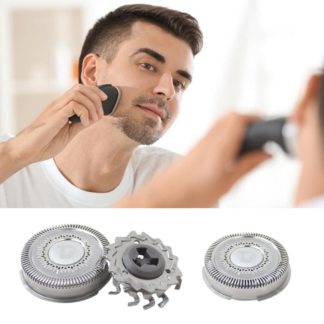 3 Pack ATIODYUUK Upgraded SH90 Replacement Blades - Compatible with Philips Shaver Series 9000 (S9xxx) & 8000 - Precision Trimmer Heads for Smooth Shaving at Home or Travel