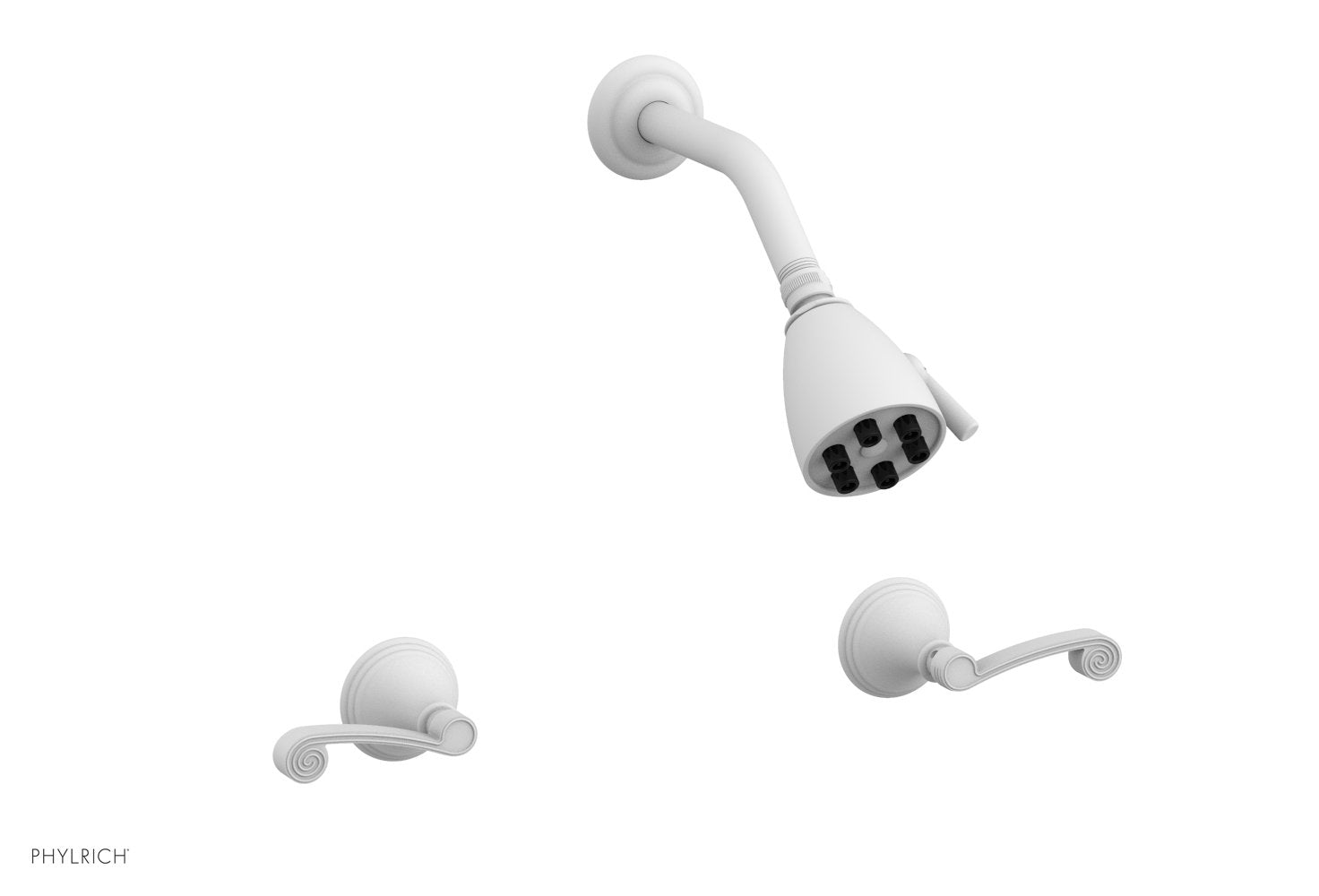 3RING Two Handle Shower Faucet Set D3206 - Brushed Nickel Bathroom Shower System for Modern Home Renovation | Perfect for Master Bath, Guest Bath & Spa-Like Shower Experience