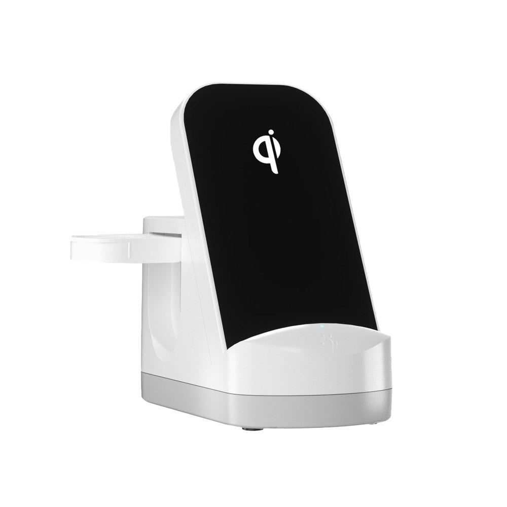 AuraVolt 3-in-1 Magnetic Wireless Charger Stand for iPhone, Apple Watch & AirPods - Fast Charging Station for Home, Office & Nightstand