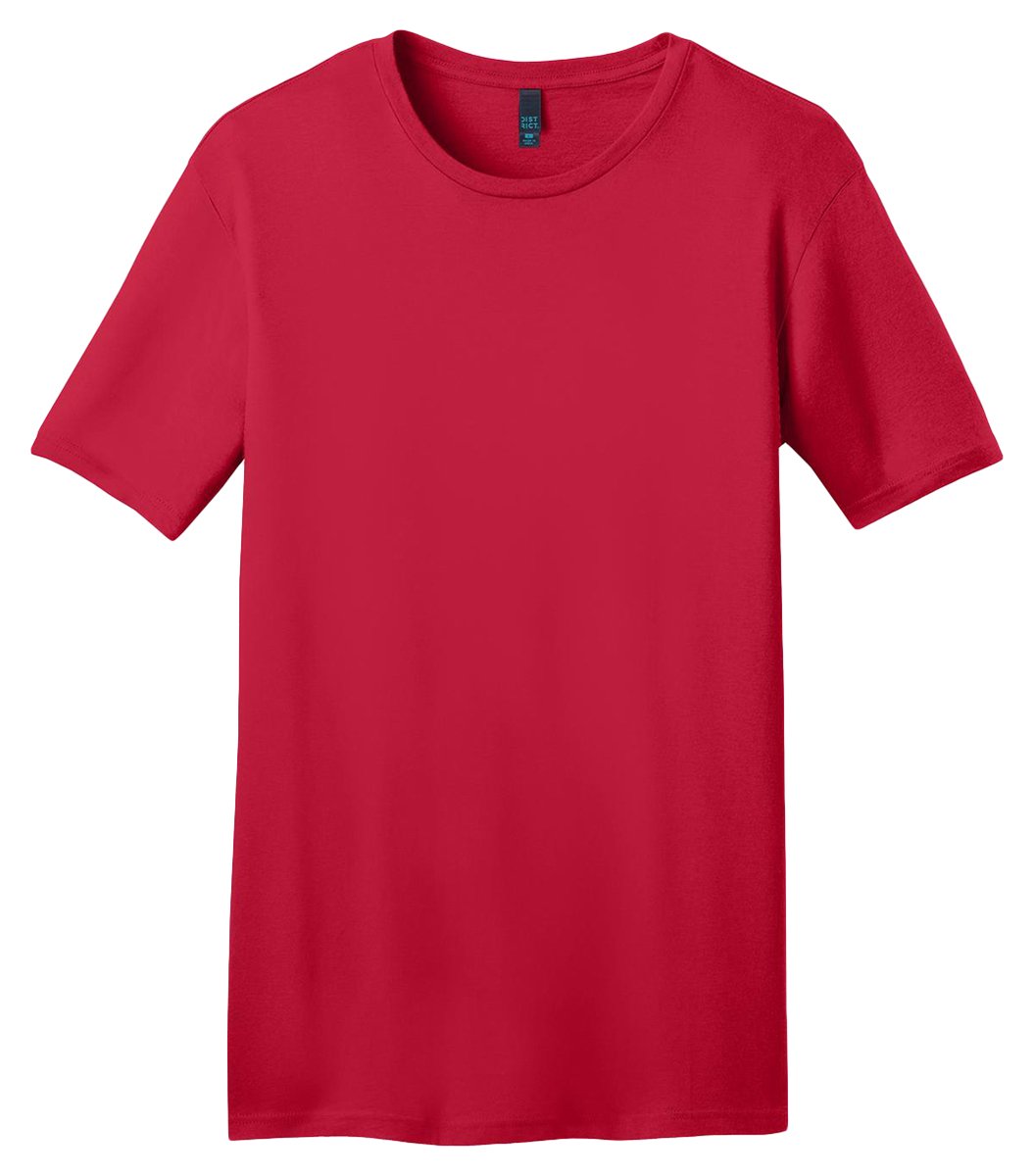 Vintage Washed Crew Neck T-Shirt for Men | District Young DT4000 | Casual Streetwear & Everyday Wear